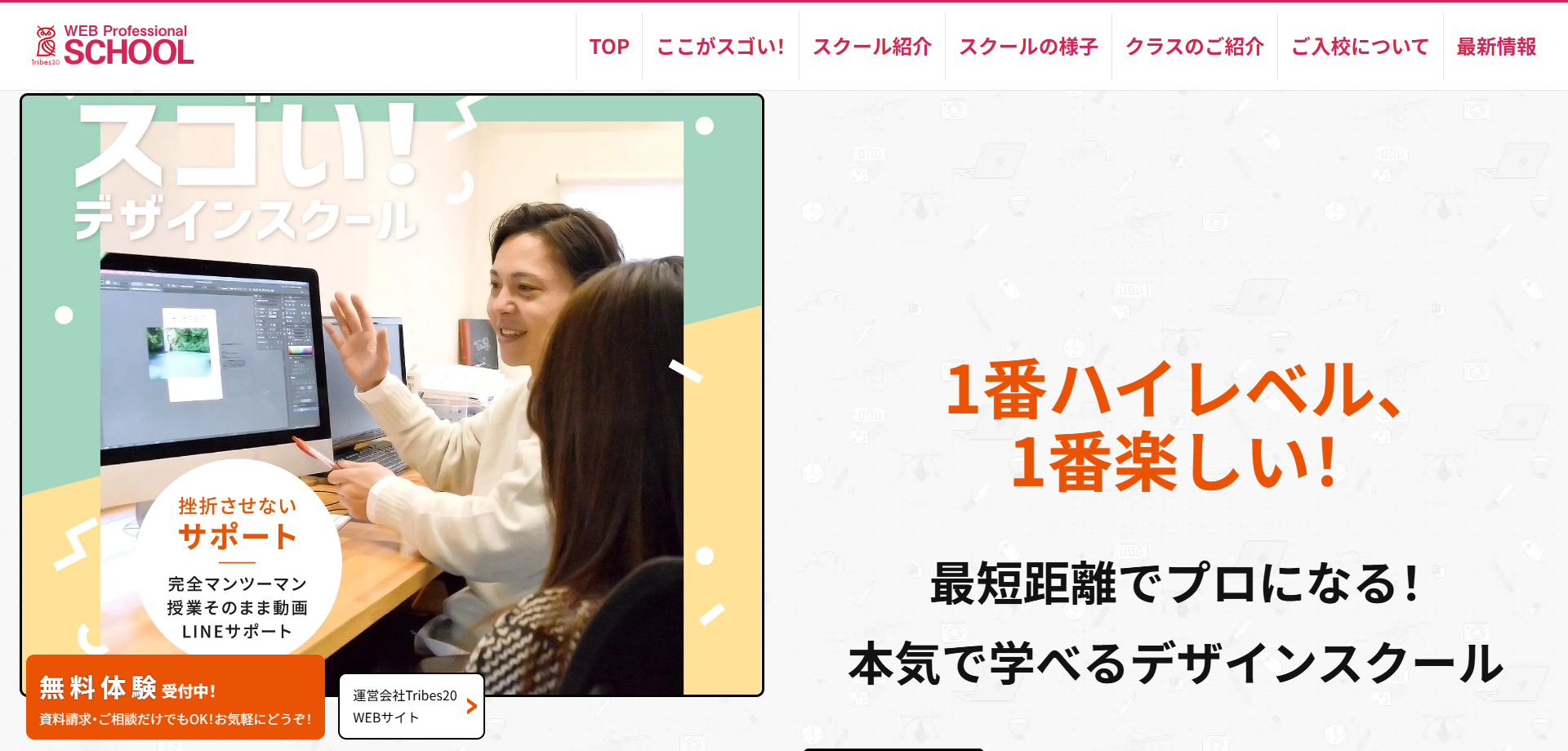 Tribes20 Web Professional Schoolのキャプチャ